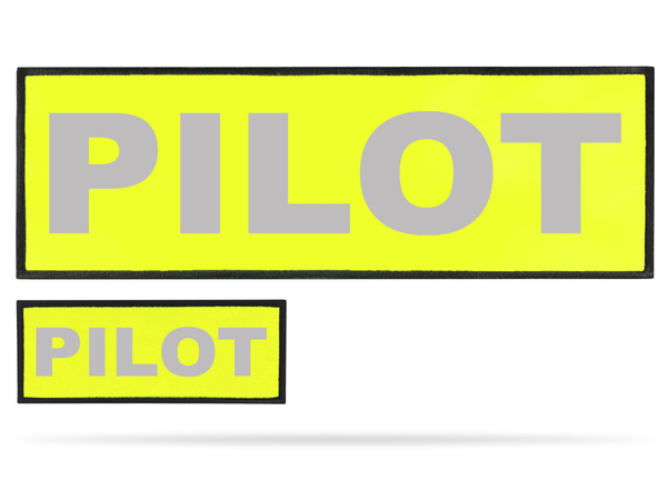 PILOT zestaw naszywek odblaskowych