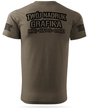 Koszulka T-shirt z własnym nadrukiem - brązowa