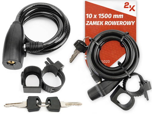 Blokada rowerowa z uchwytem 2K - 10x1500 mm