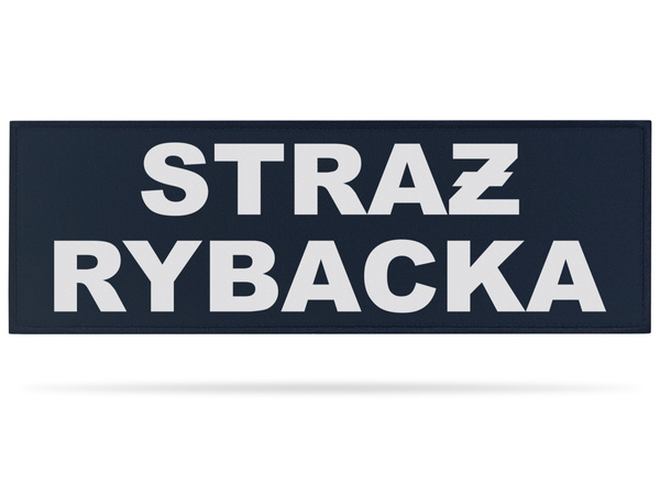 STRAŻ RYBACKA naszywka odblaskowa 