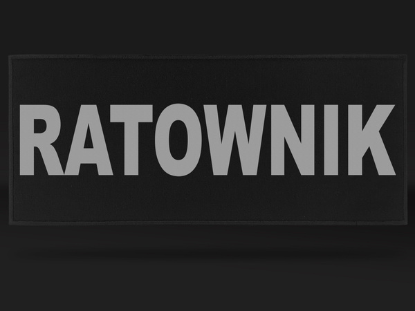 RATOWNIK naszywka odblaskowa