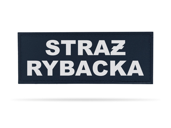 STRAŻ RYBACKA naszywka odblaskowa 