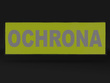 OCHRONA naszywka odblaskowa