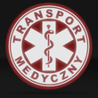 TRANSPORT MEDYCZNY naszywka odblaskowa z eskulapem