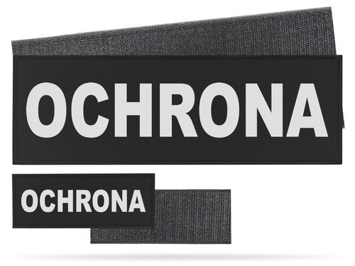 OCHRONA zestaw naszywek odblaskowych