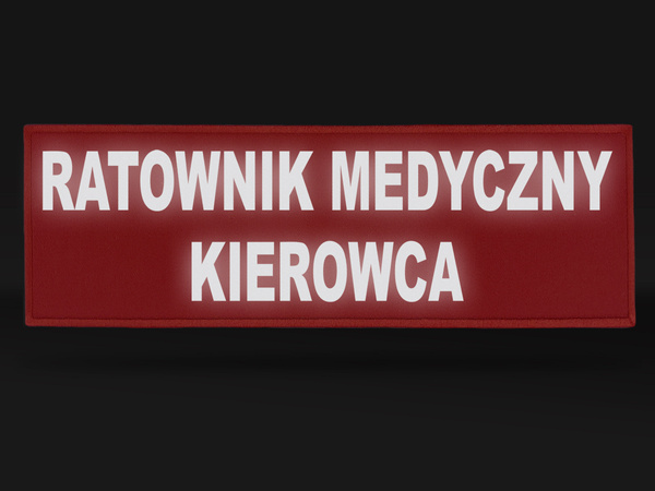 RATOWNIK MEDYCZNY KIEROWCA naszywka odblaskowa