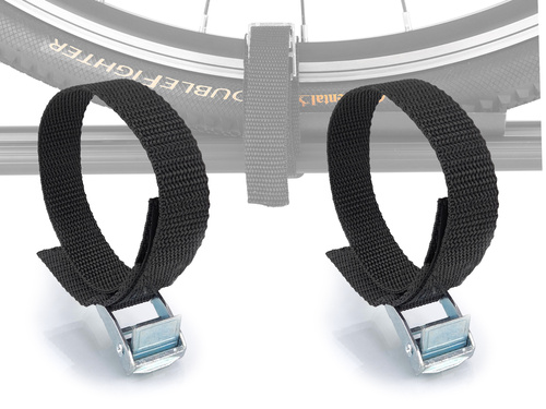 Pasek mocujący z podkładką ochronną do koła roweru - 2 szt.