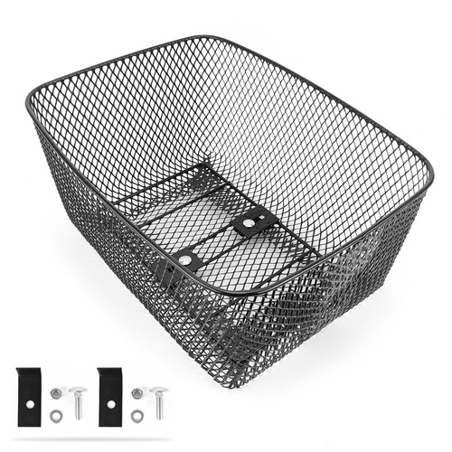 Metalowy koszyk rowerowy na bagażnik przykręcany BP-3