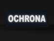 OCHRONA naszywka odblaskowa 