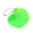 Zawieszka odblaskowa na łańcuszku - JABŁUSZKO ZIELONE