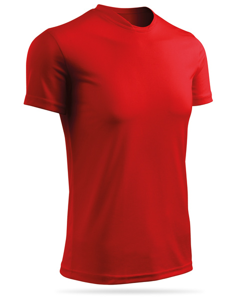 Termoaktywna koszulka szybkoschnąca męska - kolor czerwony
