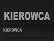 KIEROWCA zestaw naszywek odblaskowych