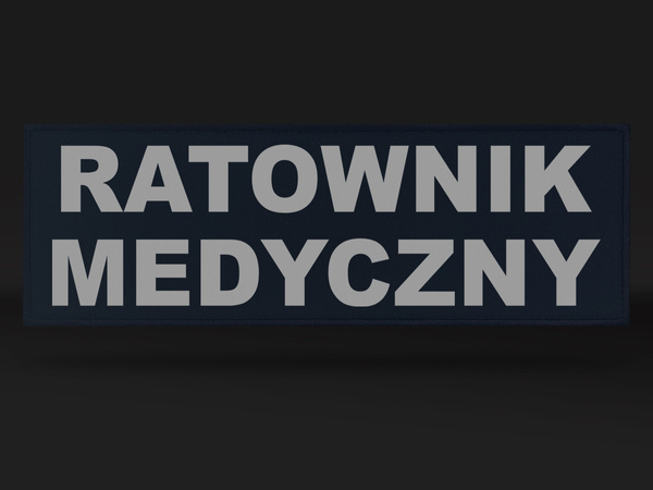 RATOWNIK MEDYCZNY emblemat odblaskowy