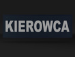 KIEROWCA naszywka odblaskowa 