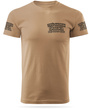 Koszulka T-shirt z własnym nadrukiem - piaskowa