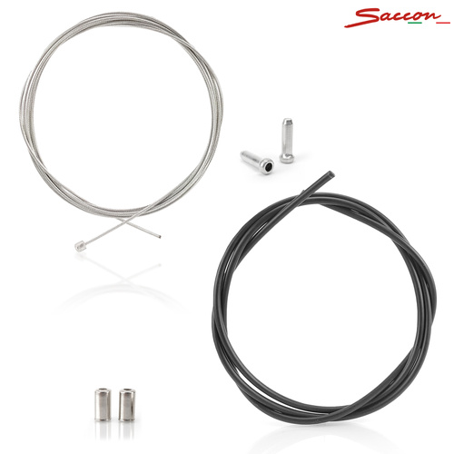 Zestaw linka z pancerzem i końcówkami do PRZERZUTKI PRZEDNIEJ