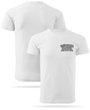 Koszulka T-shirt z własnym nadrukiem - biała