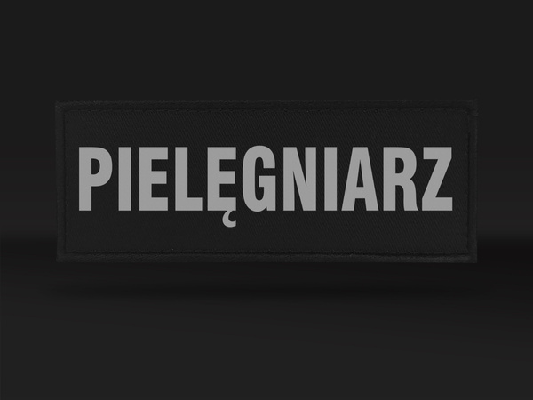 PIELĘGNIARZ naszywka odblaskowa