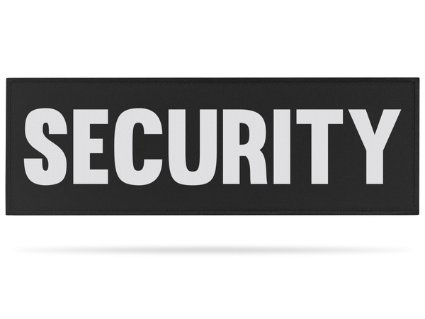 SECURITY naszywka odblaskowa