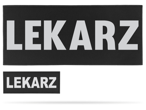 LEKARZ zestaw naszywek odblaskowych