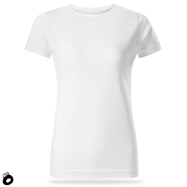 Zestaw 3 sztuk damskich koszulek bawełnianych T-shirt - kolor biały