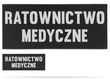RATOWNICTWO MEDYCZNE zestaw naszywek odblaskowych