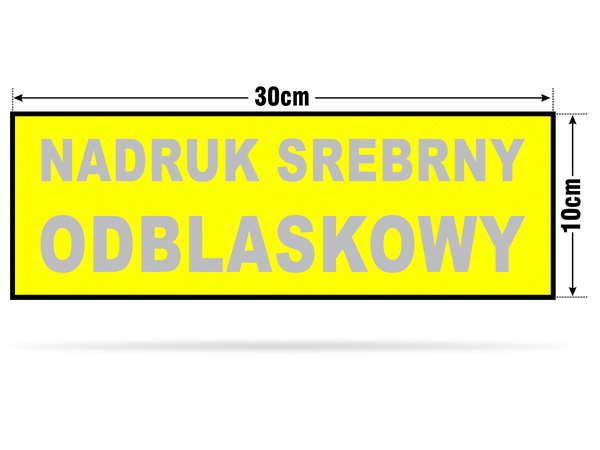 POLAND naszywka odblaskowa