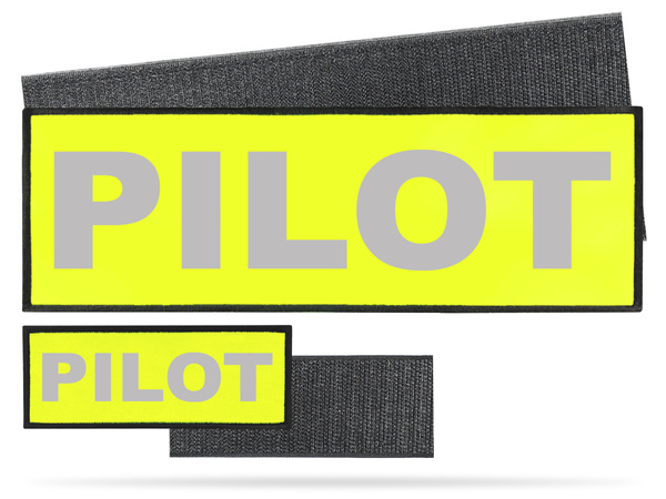 PILOT zestaw naszywek odblaskowych