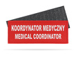 KOORDYNATOR MEDYCZNY MEDICAL COORDINATOR naszywka odblaskowa