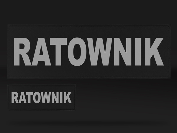 RATOWNIK zestaw naszywek odblaskowych