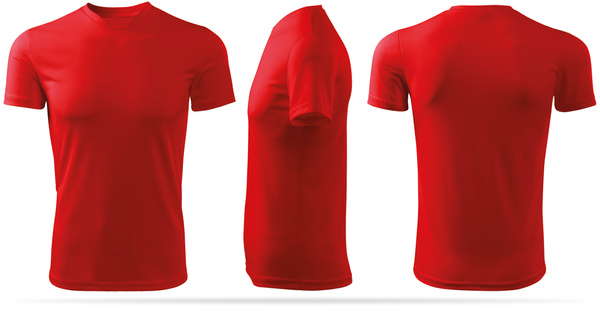 Termoaktywna koszulka szybkoschnąca męska - kolor czerwony