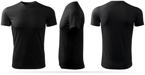 Termoaktywna koszulka szybkoschnąca męska - kolor czarny