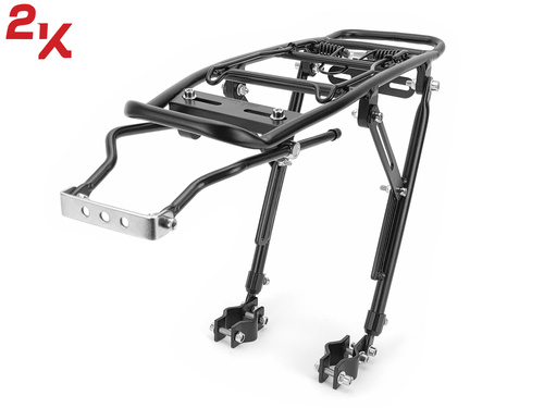 Bagażnik rowerowy tylny 24" - 29" - 2K BLF-H2 - czarny