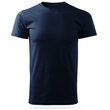 Męska koszulka bawełniana T-shirt - granatowa