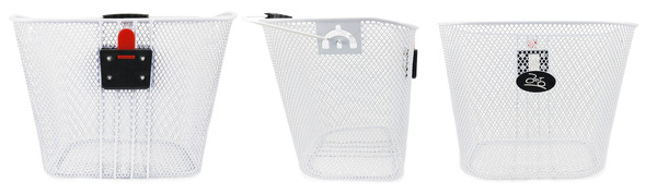 Metalowy koszyk rowerowy na przód JET HT-102-1 + siatka zabezpieczająca