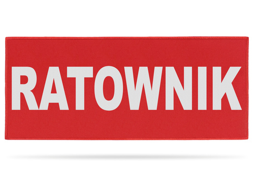 RATOWNIK naszywka odblaskowa