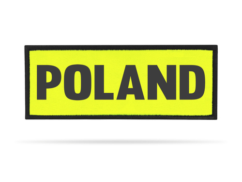 POLAND naszywka odblaskowa