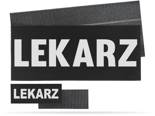 LEKARZ zestaw naszywek odblaskowych