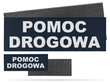 POMOC DROGOWA zestaw emblematów odblaskowych