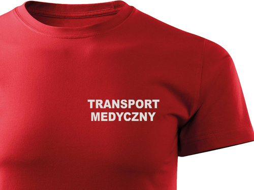 TRANSPORT MEDYCZNY koszulka z nadrukiem