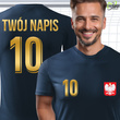 Sportowa koszulka termoaktywna T-shirt z TWOIM NAPISEM I NUMEREM