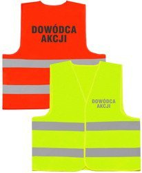 DOWÓDCA AKCJI kamizelka odblaskowa