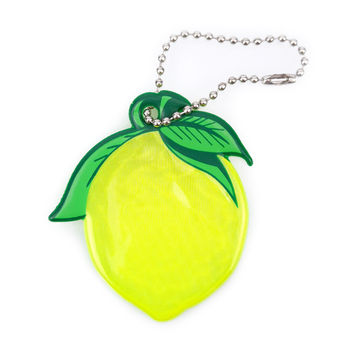 Zawieszka odblaskowa na łańcuszku - CYTRYNA