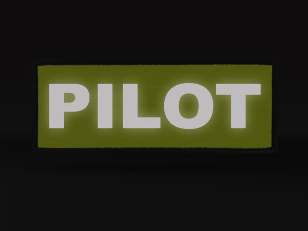 PILOT naszywka odblaskowa