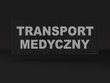 TRANSPORT MEDYCZNY naszywka odblaskowa