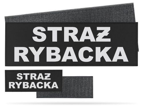 STRAŻ RYBACKA zestaw naszywek odblaskowych