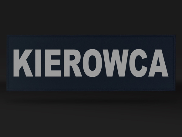 KIEROWCA emblemat odblaskowy