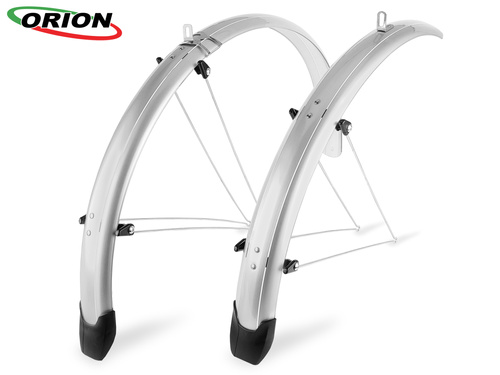 Komplet błotników rowerowych - ORION 28" / 58 mm OR-type - srebrne