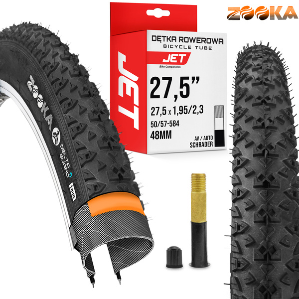 Zestaw opona ZOOKA Sprint-X 27,5 x 2,10 (55-584) + dętka JET (auto)