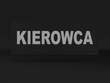 KIEROWCA naszywka odblaskowa